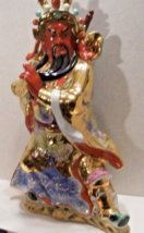 21” Tall Oriental Statue Porcelain Ceramic Japanese Samurai Warrior Colo... - $195.03