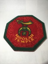 Moolah Temple Masonic Shriners Octagonal Pad Mat Coaster 6” **FREE SHIPP... - £13.82 GBP