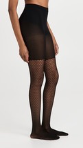 SPANX by Sara Blakely Tight-End Tights Black Diamond Foil (951), Size B - $17.95