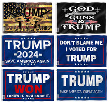 Anley Fly Breeze 3x5 foot Trump Flag - 2024 US President Election Flags - £6.17 GBP+