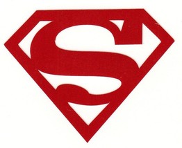 REFLECTIVE Superman Red auto car decal RTIC window sticker 3.5 inches - $4.94