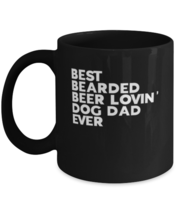 Coffee Mug Funny Best Beaded Beer Lovin Dog Dad  - £15.77 GBP