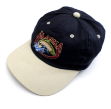 Alaska Baseball Hat Cap Adjustable Strap-Back Fishing Theme - £9.74 GBP