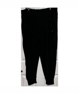 Nine West Active Women&#39;s Black Joggers with Black Shiny Sides Size 2X - $16.83