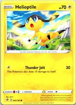 2020 Pokémon TCG Helioptile Rebel Clash 063/192 Regular Common - £0.94 GBP