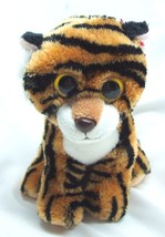 Ty Beanie Babies Soft Stripers The Tiger W/ Big Eyes 6&quot; Stuffed Animal Toy 2014 - £11.86 GBP