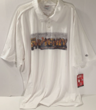 Phoenix Mercury Vintage 90s We Are Past Present Future White Polo Shirt ... - $10.88