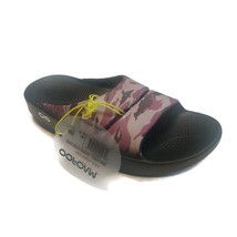 OOFOS Ooahh Limited Recovery Slide Womens Size 5 Pool Sandal Purple Camo - £40.87 GBP