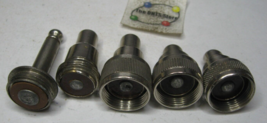 Assorted Single Pin Microphone Connector Adapter - Used Qty 5 - £7.08 GBP