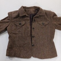 Vintage Bentley Arbuckle Women's 6 Brown 5-Button Lamb Wool Blend Blazer Jacket  image 14