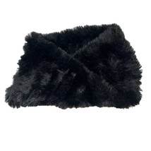 Surell Black Faux Fur Infinity Scarf New - £30.09 GBP