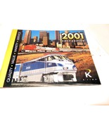 K-LINE TRAINS- 2001 FIRST EDITION CATALOG- GOOD- W15 - $43.86 MXN