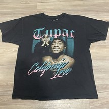 Tupac &#39;&#39;California Love&#39;&#39; Tee T-Shirt Thrifted Style Size Large - £12.01 GBP