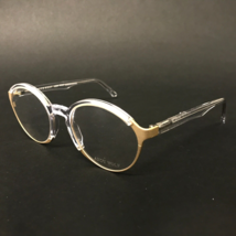 Andy Wolf Eyeglasses Frames GORMLET col.c Clear Gold Round Full Rim 52-21-145 - $203.85