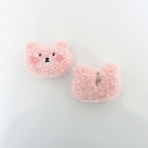 10Pcs/Lot 5*6CM Plush Felt Cartoon Bear Appliques For Baby Headwear Clip Bow Acc - £11.44 GBP