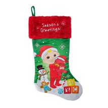 CoComelon JJ “Season’s Greetings” Velour Christmas Stocking Multi-Color ... - $18.80