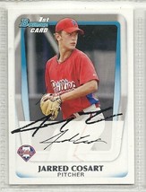 Jarred Cosart Signed Autographed Card 2011 Bowman Prospects - £7.70 GBP