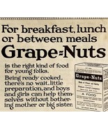 1920 Grape Nuts Cereal Advertisement Breakfast Food Ephemera - €17,07 EUR