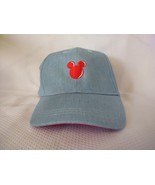 Disney Mickey Mouse Chambrey Summer Fun Adjustable Blue Baseball Hat One... - £11.70 GBP