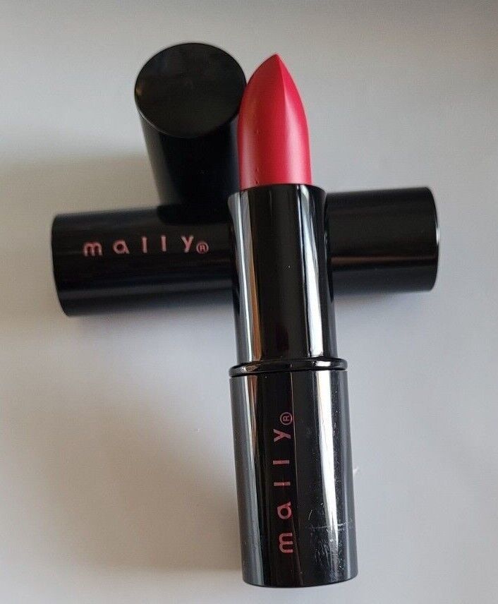 2x Mally Classic Color Lipstick Fancy Fuchsia 0.13oz Lot Of 2 NWOB - $11.45