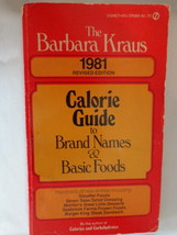 The Barbara Kraus 1981 Revised Edition Calorie Guide. Paperback (#3361) - £8.68 GBP