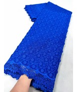 African Swiss Voile Lace Cotton Fabric Embroidery 3D Applique Women Part... - $154.54 CAD