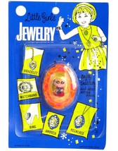 Vintage 1960&#39;s Liddle Kiddles Girls Jewelry Clone Klone Brooch Pin MISP MOC Mint - £97.62 GBP