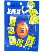 Vintage 1960&#39;s Liddle Kiddles Girls Jewelry Clone Klone Brooch Pin MISP ... - £98.06 GBP