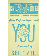 Philadelphia County (PA) Civil Defense Booklet/Manual - Vintage - £21.52 GBP