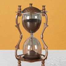 Nautical Marine Antique Sand Clock Brass Designer Hour Glass Sand Timer ... - £26.06 GBP