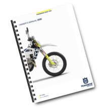 HUSQVARNA 2020 - FE 350s - OWNERS MANUAL - REPRINTED COMB BOUND - $24.93