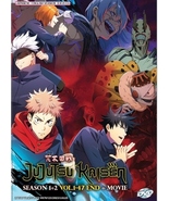 Jujutsu Kaisen Season 1-2 &amp; Movie Complete Anime DVD [English Dub] [Fast... - $53.32 CAD