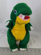 Green Dinosaur Plush 12 Inch Zipper Pouch  Stuffed Animal Toy - $19.95