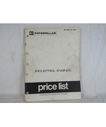 Vintage Caterpillar Industrial Engines Price List Dec 1974 for Parts and... - €16,99 EUR