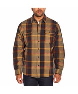 Orvis Mens 3XL Shirt Adams Plaid Brown Flannel Collar Cuff Lining Gorpco... - £38.60 GBP