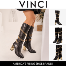The Gladiator Black Leather Knee High Women Boot image 7