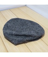 Mens Large Grey Wool Blend Tweed Hat Newsboy Cap by Young An Sri Lanka - $34.17 CAD