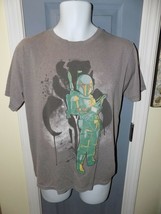 Disney Star Wars Boba Fett Gray T-Shirt Size S Men&#39;s EUC - £12.05 GBP