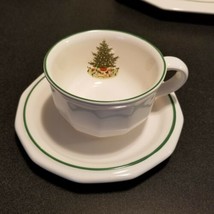 Pfaltzgraff Christmas Heritage Cup Saucer Set, early issue - £7.65 GBP