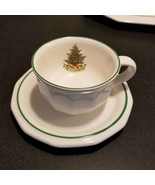 Pfaltzgraff Christmas Heritage Cup Saucer Set, early issue - £7.76 GBP