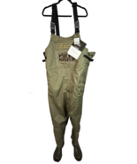 FROGG TOGGS Bush Hogg Bootfoot Chest Wader Lugsole Brown Mens Sz 10 - NE... - $84.15