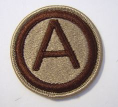 3rd ARMY PATCH SSI U.S. ARMY - DESERT TAN COLOR:FA12-1 - $3.05