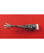 Hildesheimer Rose by Unknown Silver Sugar Tong 4&quot; - £53.60 GBP