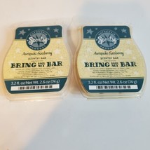 2x Scentsy Wax Bar 3.2 oz. Discontinued Retired Scent  Awaphui seaberry  - $20.99