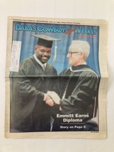 Dallas Cowboys Weekly Newspaper June 1996 Vol 22 #5 Emmitt Smith Earns Diploma - £10.46 GBP