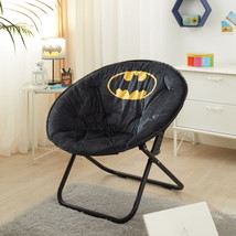 Batman 30&quot; Oversized Soft Micro suede 30&quot; Saucer Chair Collapsible Comfortable  - £39.68 GBP