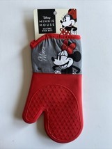 Disney Minnie Mouse Silicone Oven Mitt Glove Pot Holder Red - New! - £8.21 GBP