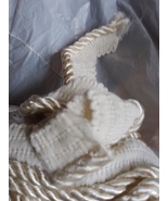 7 Yard 29&quot;  Champagne and Cream Upholstery Piping Flanged Trimming Rope ... - €16,43 EUR