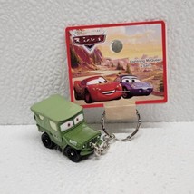 2006 Disney Pixar Cars Movie Keychain Sarge Character - New! - £15.77 GBP