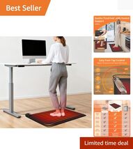 Luxury Heated Floor Mat with 8 Temp Settings for Ultimate Comfort Under ... - $98.95